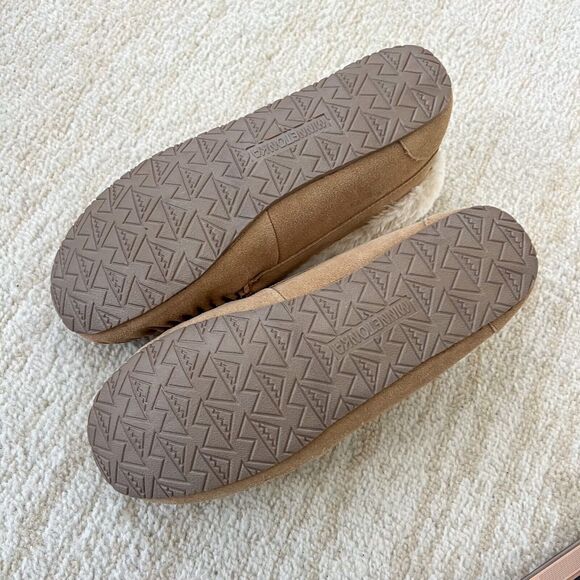 New No Box Minnetonka Women Size 12N Chrissy Bootie Slipper CINNAMON - Picture 5 of 8